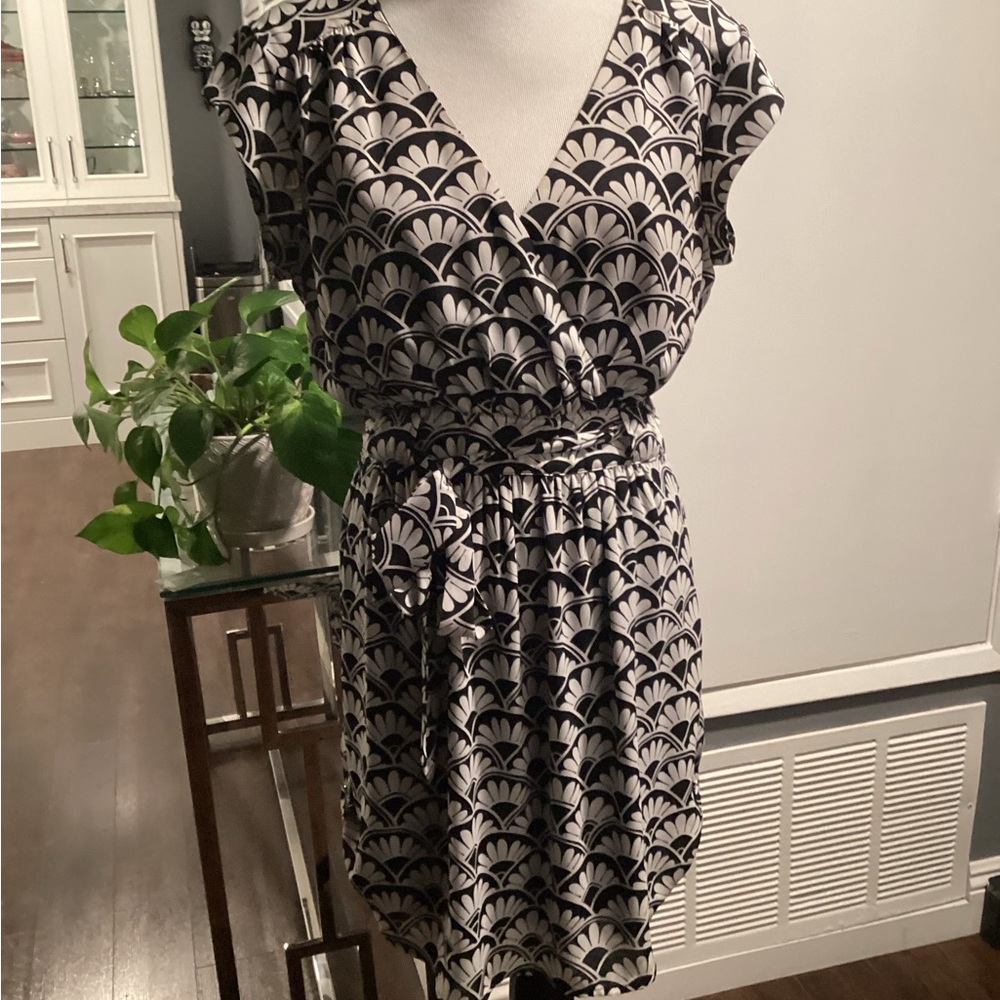 Black and White Dress